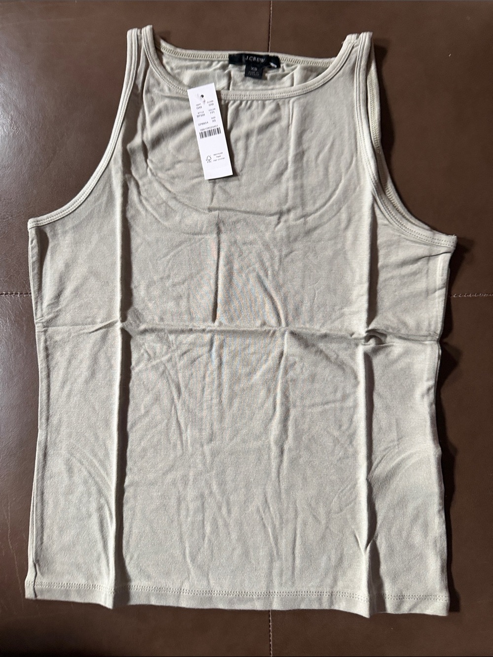 J. Crew Green Scoop Neck Tank